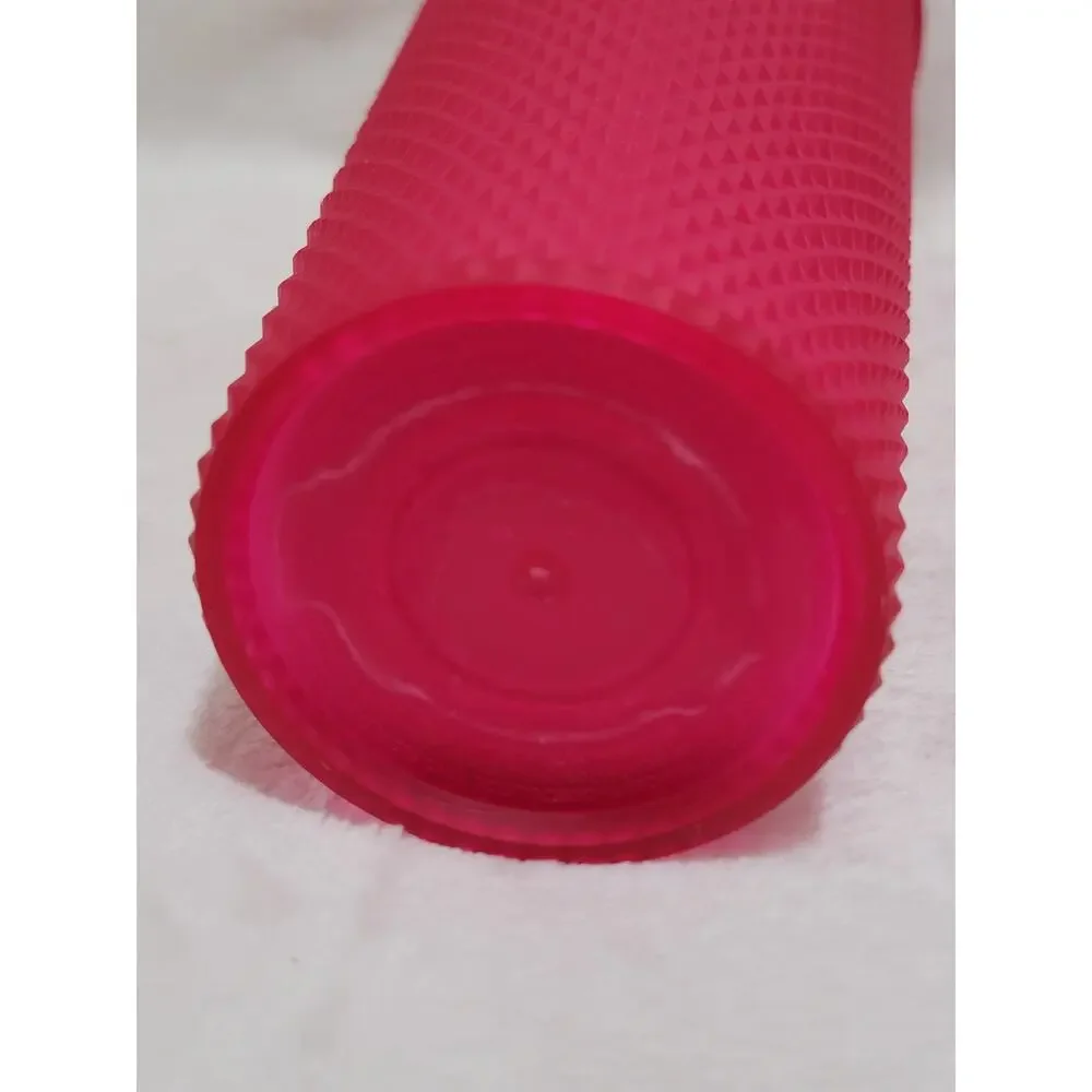 Starbucks Hot Pink Soft Touch Studded Tumbler Venti 24Oz Cold Cup 2023